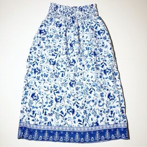 Joie Linen Floral Skirt